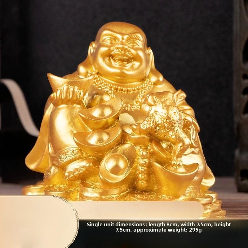 Feng Shui Fortune Large-Bellied Maitreya Buddha Figurine Buddha Home Decoration