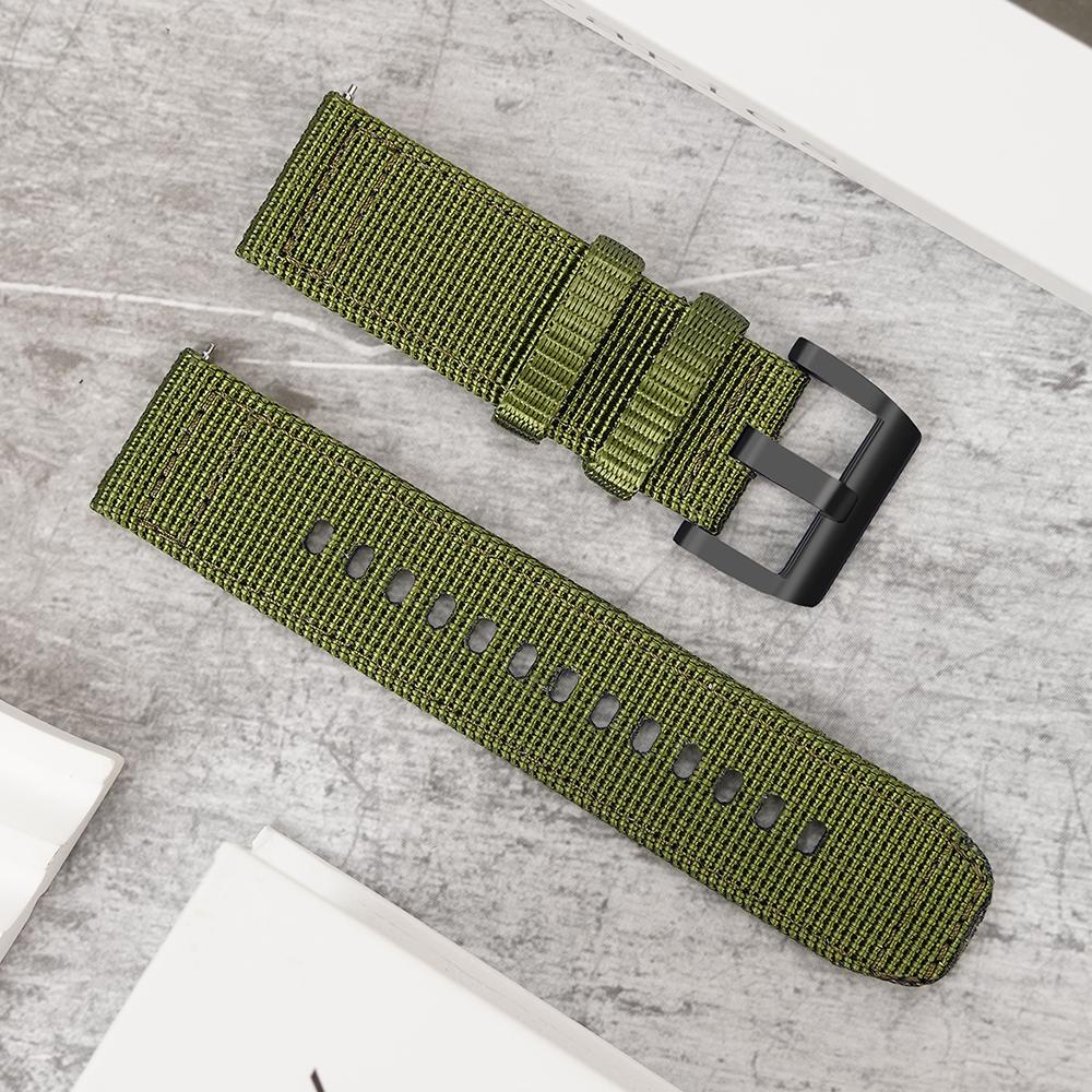 20mm Watch Band for Samsung Galaxy Watch7 40mm/44mm/Garmin Forerunner 165 Nylon Woven Strap
