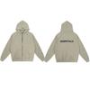 Unisex Oversized Hooded Sweatshirt With Flock Letter Print Soft Cotton Blend Warm Lined
