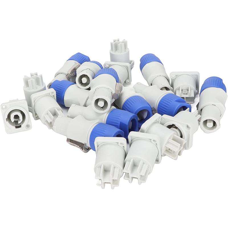 

AEE2-3 Pin AC Power Con Male And Female Head Connectors, Signal Input Jack For Light Stage Light Power белый