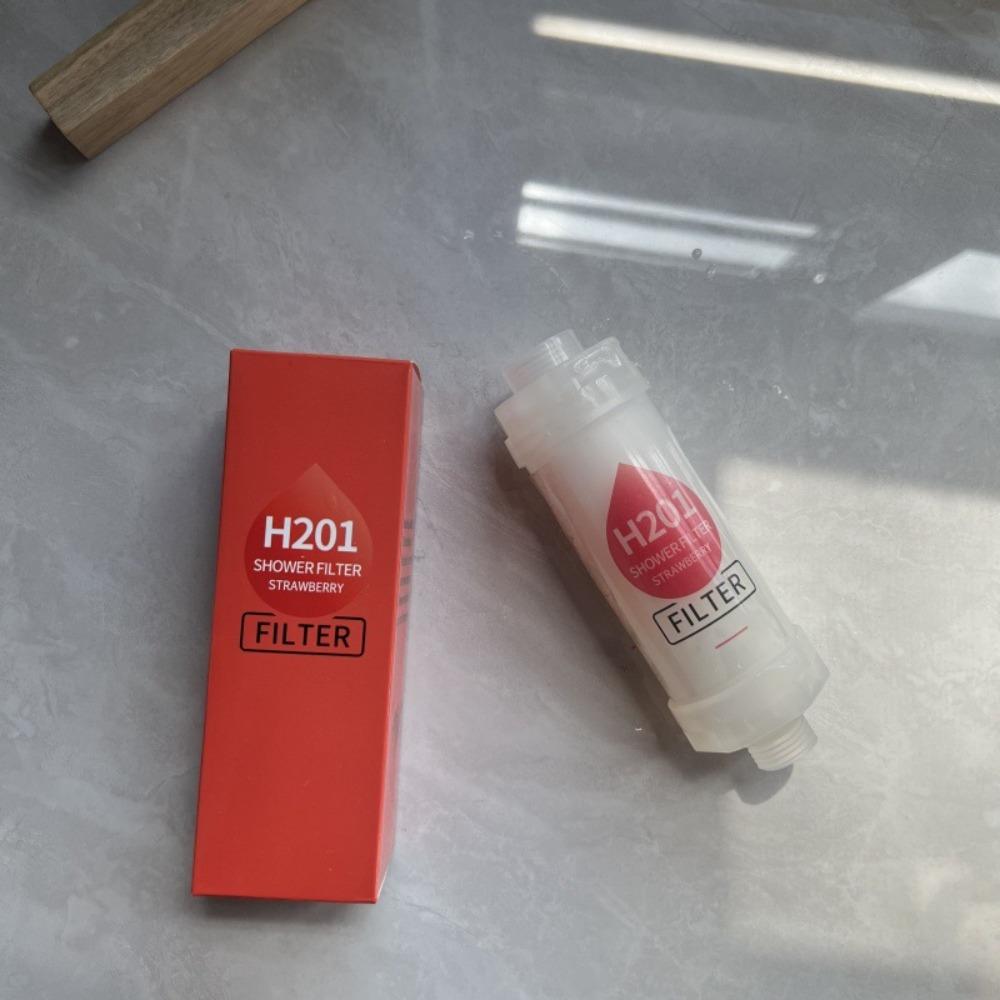 

Фильтр для душевой лейки с витамином С высокого давления, спа-качества, лавандовый, очиститель для душа, фильтр от примесей, для купания, уход за кожей, ароматизированный земляничный