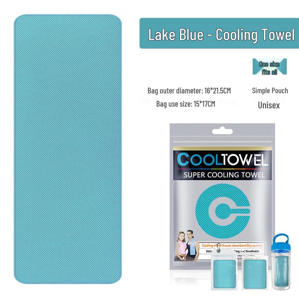 Outdoor Quick-Dry Ice-Cooling Sports Towel – Lightweight, Sweat-Wicking, Customizable Cold-Feel Towel
