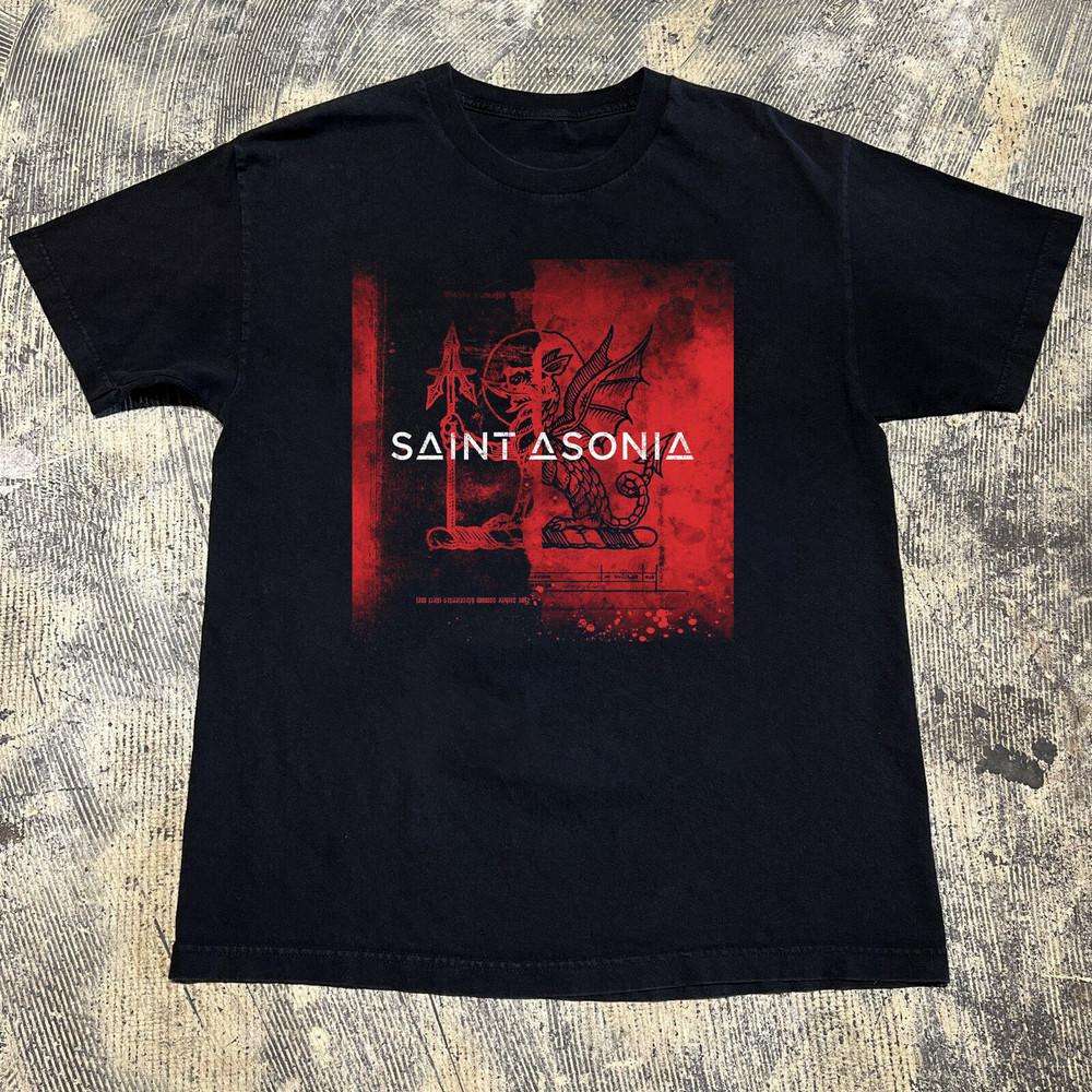 NEW Saint Asonia Band Album T Shirt All Size S-5Xl AM1020 Unisex T-Shirt XL