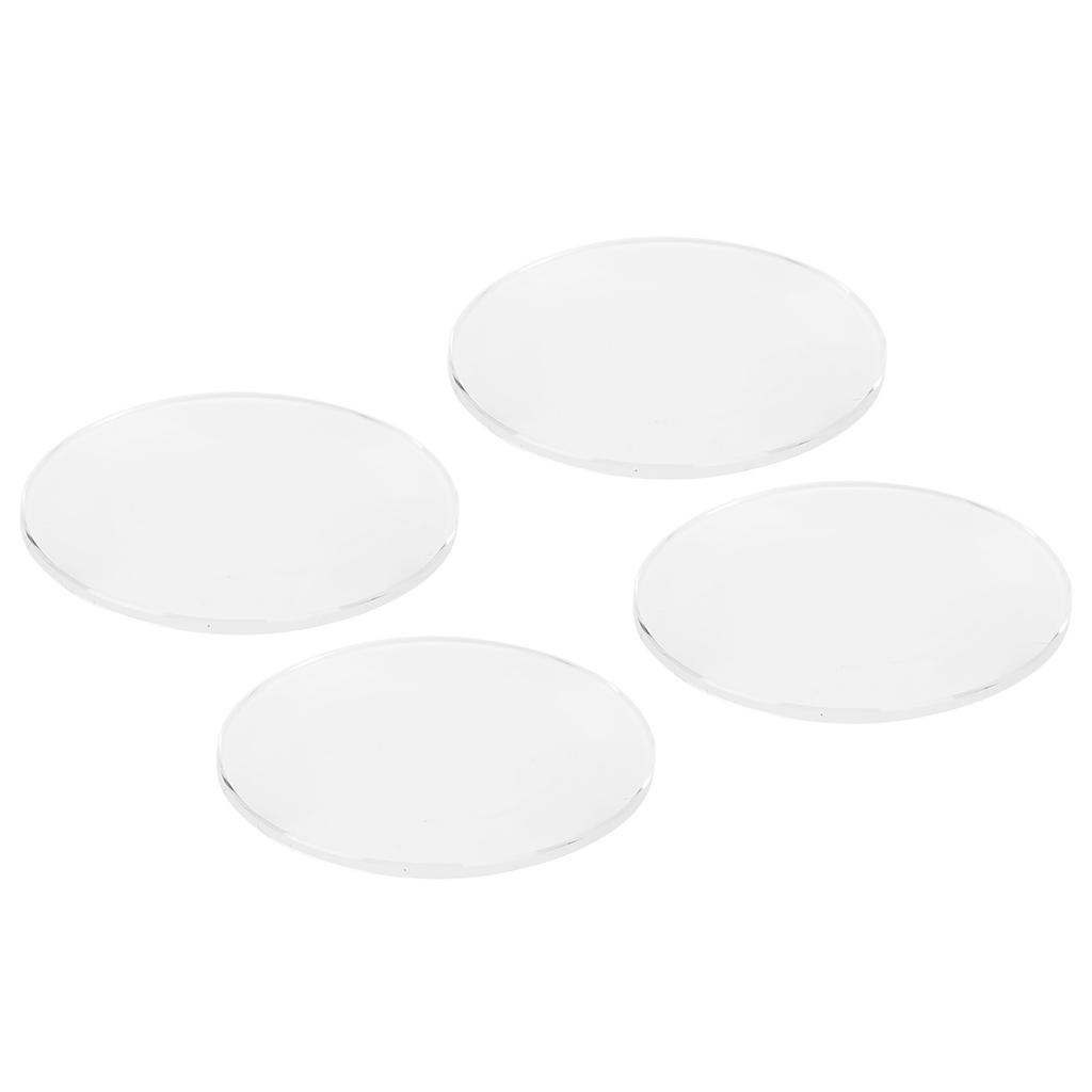 4PCS 30mm 31.5mm Single Dome Watch Glass Part Replacement Round Transparent Watch Lens