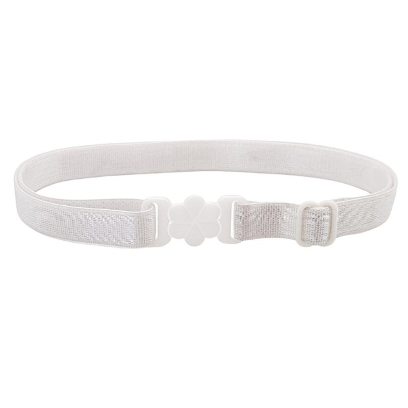 

Adjustable JK Uniform Bowtie Extender With Plum Blossom Buckle For Extended Comfort And Elegant Sizing білий