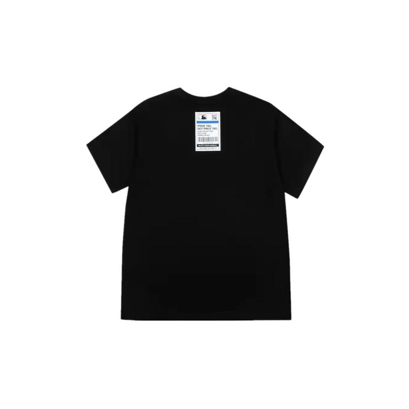 MLB Pride Tag New York Yankees Letter Print Loose Fit Short Sleeve T-Shirt Unisex T-Shirt Black 31TST1131-50L