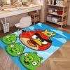 Angry Birds Print Rug, Washable Floor Carpet, For Entryway Dorm Laundry Room Office Study, Home Decor Birthday Christmas Gift