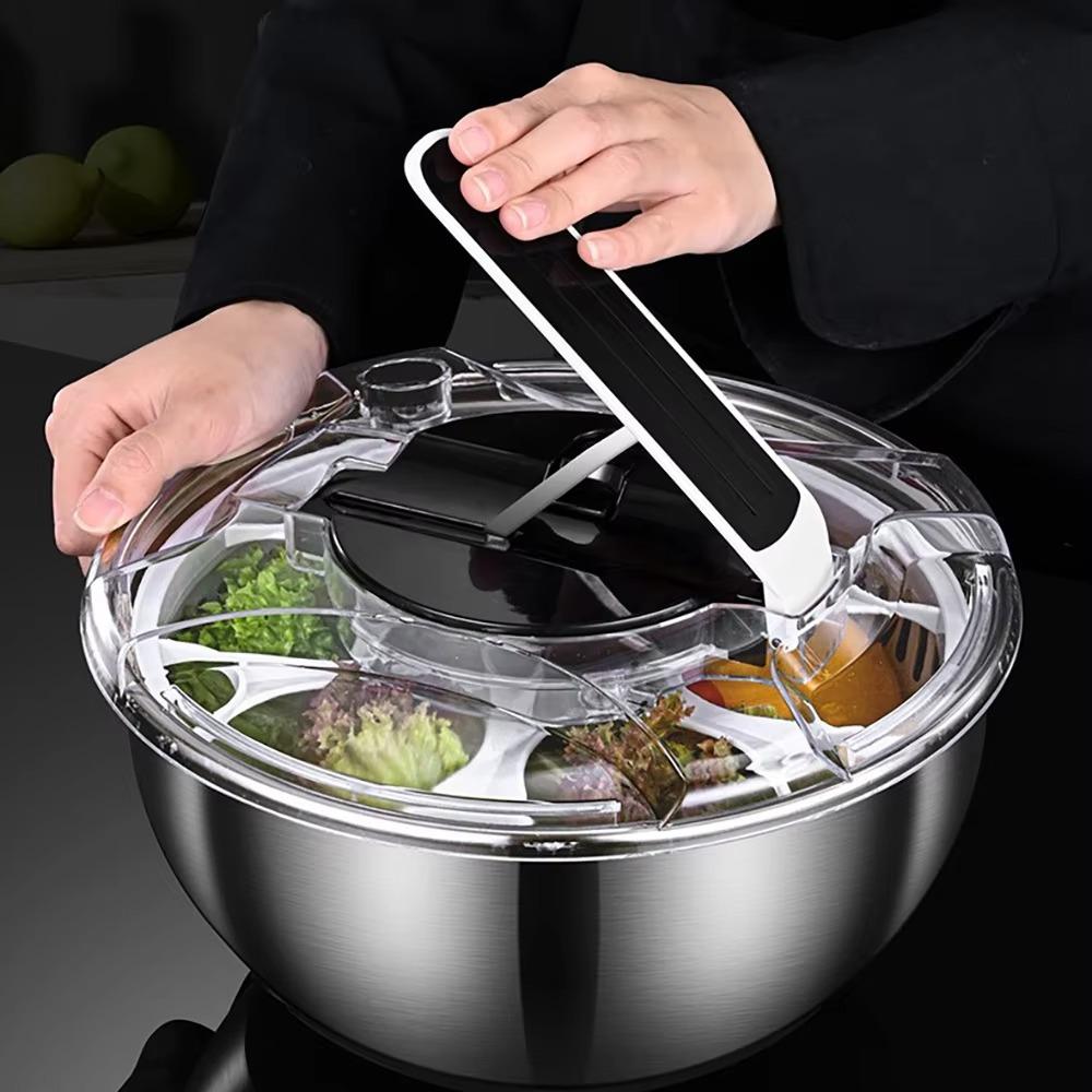Stainless Steel Vegetable Dehydrator 3.5 L Fruit Washer Vegetable Drain Basket Restaurant