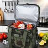 17L Taktische Brotdose Isolierte Kühlertasche für Männer Erweitbar Strapazierfähig Auslaufsicher Thermisch Arbeit Camping Picknick Kühlertasche