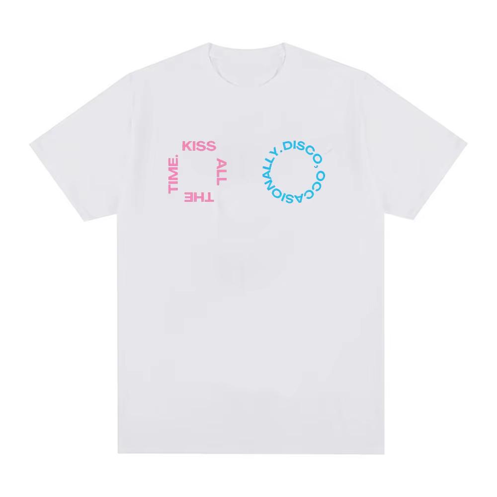Harry Styles Tshirt Kiss All The Time Disco Occasionally Tour 2026 Printed Tshirts Men Women Harajuku Oversized Cotton T Shirt