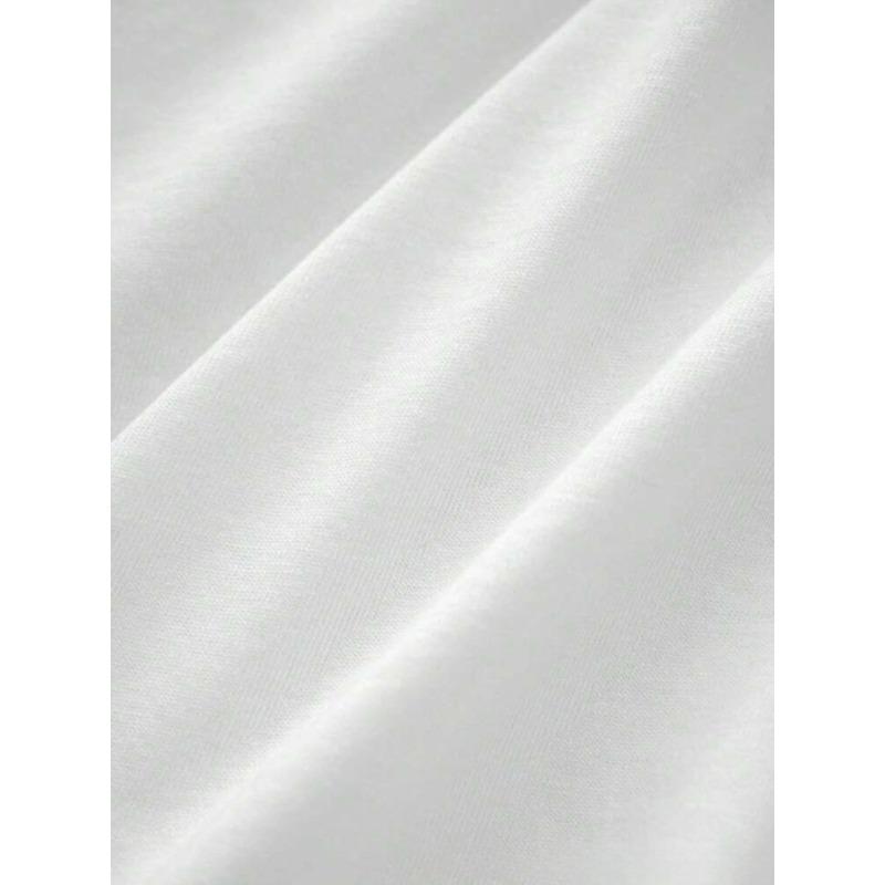 European sizes Men's Casual Cotton T-Shirt, Simple Pattern, for Casual, Sports, and Holiday Wear