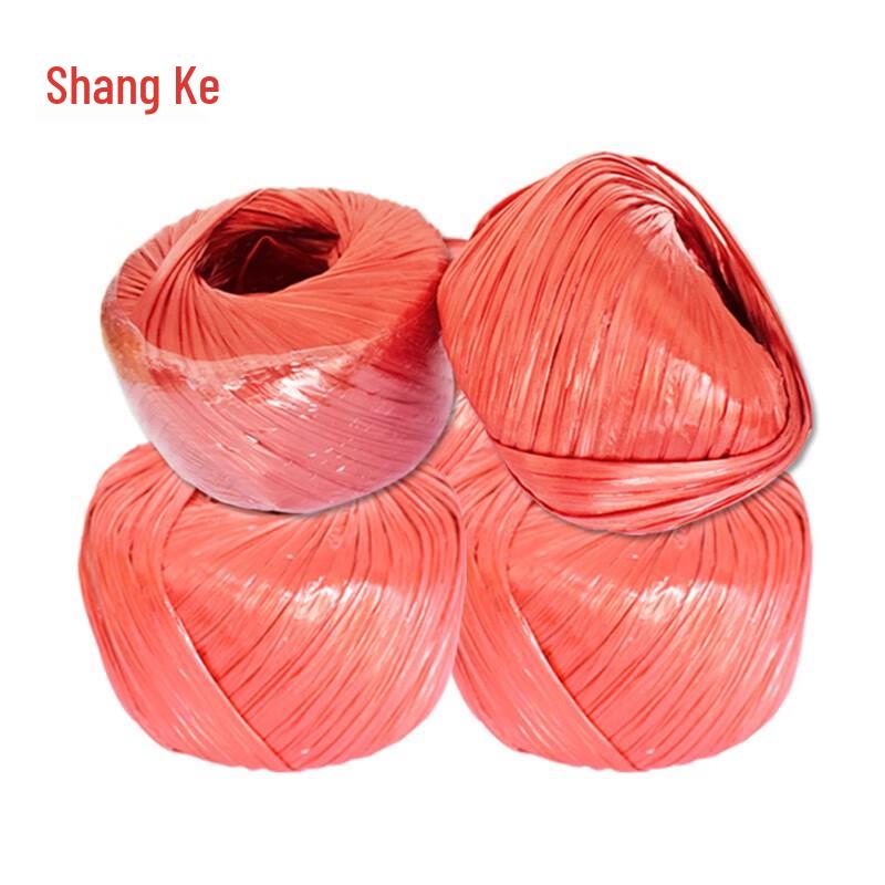Red PP Plastic Packing & Bundling Rope, 10 Rolls