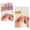 Jewelry Making Set for Bracelets Earrings Necklaces Jewelry Making 1020Pcs Artificial Pearls Beads with Jewelry Findings