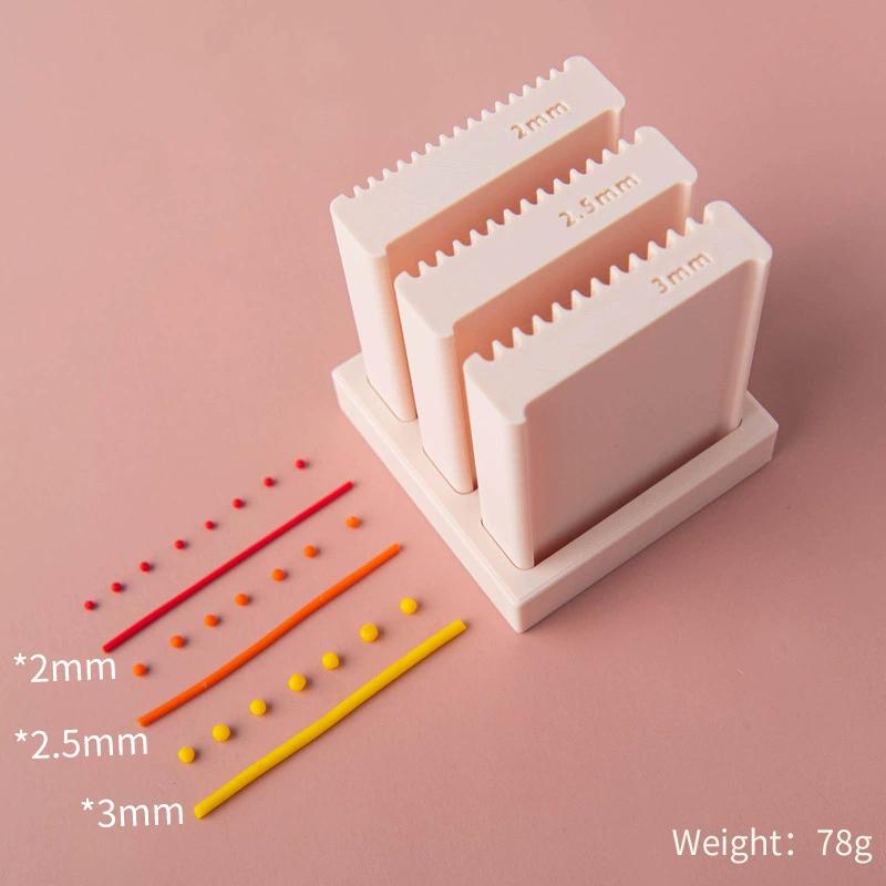 2-in-1 Tonkugelformer Werkzeug Handrollform Form DIY Keramikperlen Ohrringherstellung Töpferei Handwerk Handgemachter Schmuck Zubehör