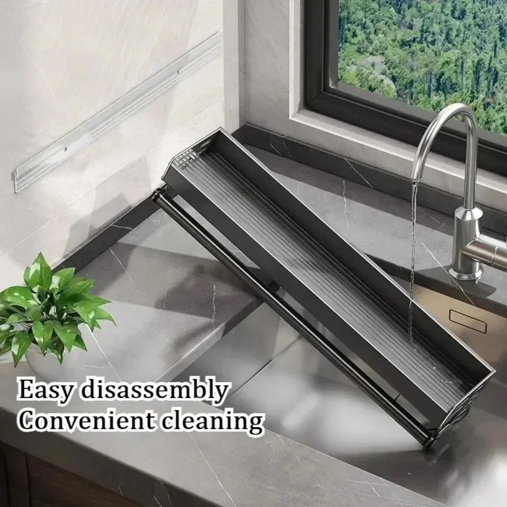 Wall Mounted Kitchen Storage Rack Multifunctional Waterproof Holder Seasoning Storage Rack Large Capacity Tool Storage Rack