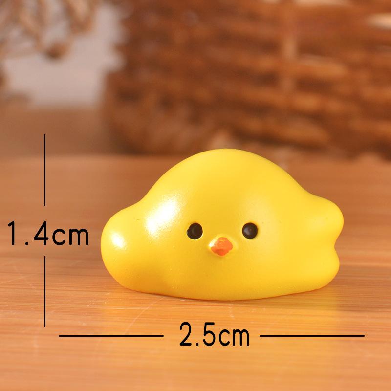 Micro-landscape Creative Cute Eggshell Chicken, Fried Egg Chicken, Diy Handmade Hairpin Decoration, Doll House, Mini Ornaments