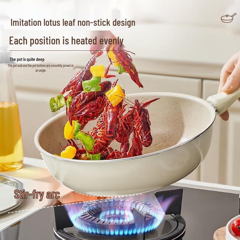 ASD Refined Iron Non-stick Wok