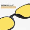 Retro Night Vision Anti Blue Light Sunglasses Round Frame Men Outdoor Sport Sunglasses Unisex Day Night Vision Driving Eyewear