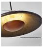 Mid-century Wabi-sabi Travertine Pendant Light for Dining & Bedrooms
