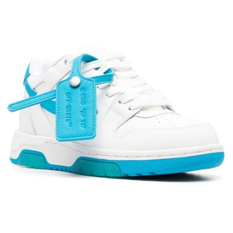 (WMNS) Off-White Out Of Office Low-Top Sneaker 'Blue White' Women's OWIA259S23LEA0010145