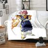 1PC Son Goku  Print Flannel Blanket, High quality All Seasons, Home Decor, Warmth and Comfort, Perfect for Christmas Gifts