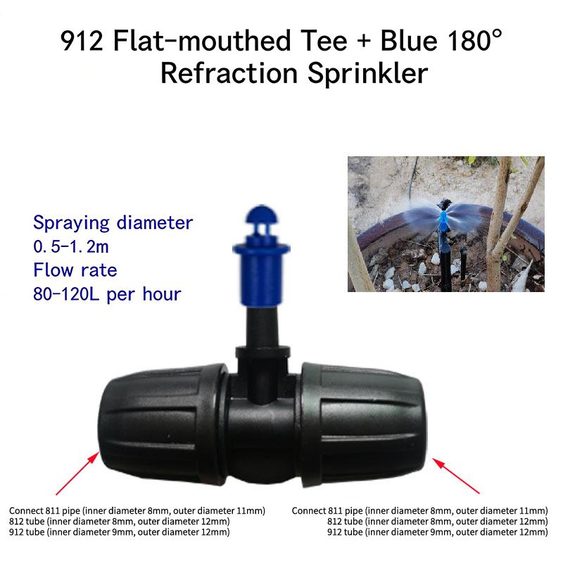 Hanging Misting Nozzle Fog Nozzle Hanging Anti Drip Misting Sprinkler Kits For 8/11 Hoses Mist Water Sprayer