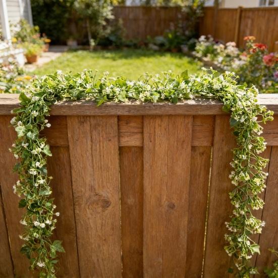 Artificial Baby's Breath Garland Real Touch Faux Gypsophila Vine Fake Hanging Greenery Garland
