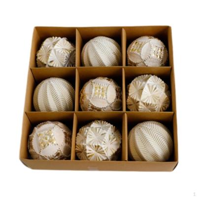 9 Pack Christmas Tree Baubles for Holiday Celebrations