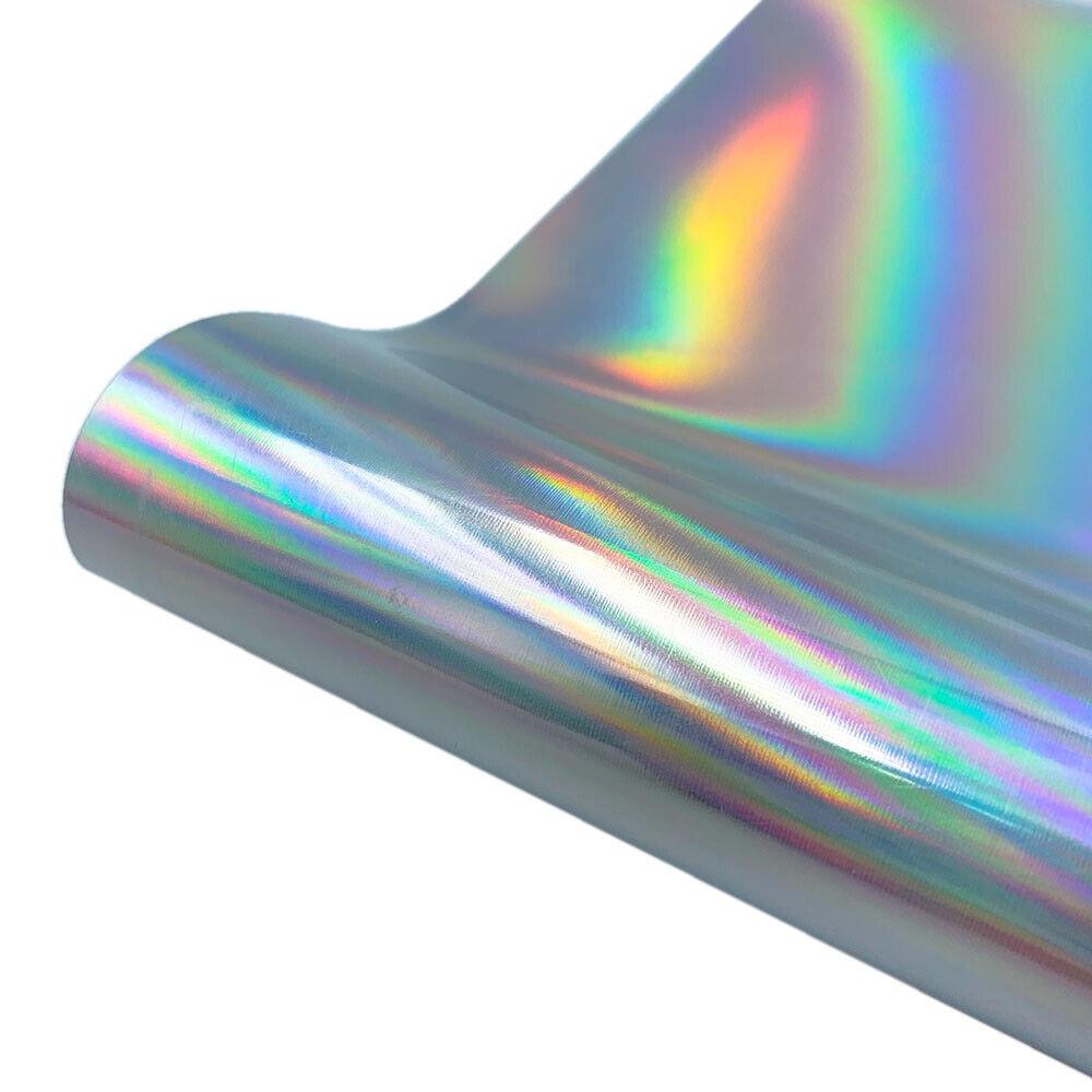 Holographic Iridescent Heat Transfer Vinyl Iron On Tshirt Craft Vinyl HTV Printing Cut Film for DIY Clothing Fabrics Decor