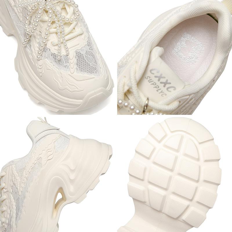 Platform dad shoes women's summer new lace heightening shoes casual shoes popular breathable versatile sports women's shoes