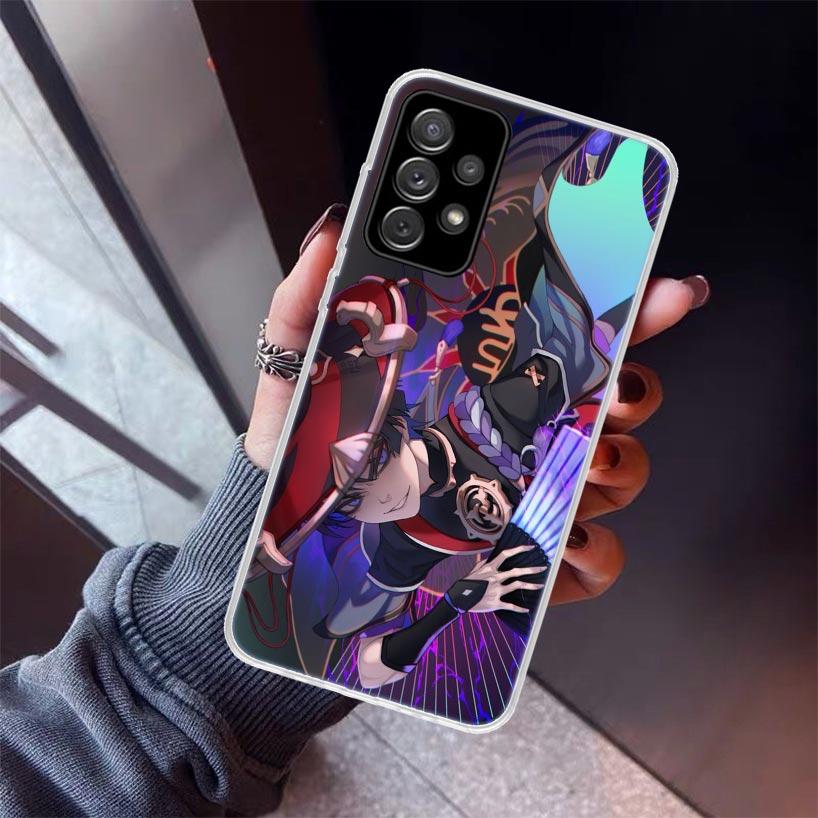Genshin Impact Scaramouche Phone Case For Samsung Galaxy A17 A57 A37 A16 A26 A36 A56 A15 A25 A35 A55 A14 A13 A54 A53 A34 A24 A33