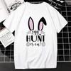 Easter T Shirt Kawaii Bunny Print Short-sleev Tops Fashion Casual Women Tee Easter Basekt Eggs Tees Oversized T-Shirt Ropa Mujer
