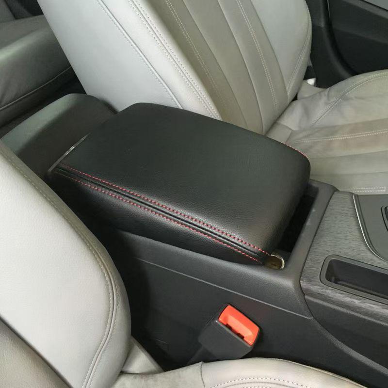 Volkswagen Touran 04-12 Leather Center Armrest Cover - Car Interior Accessory