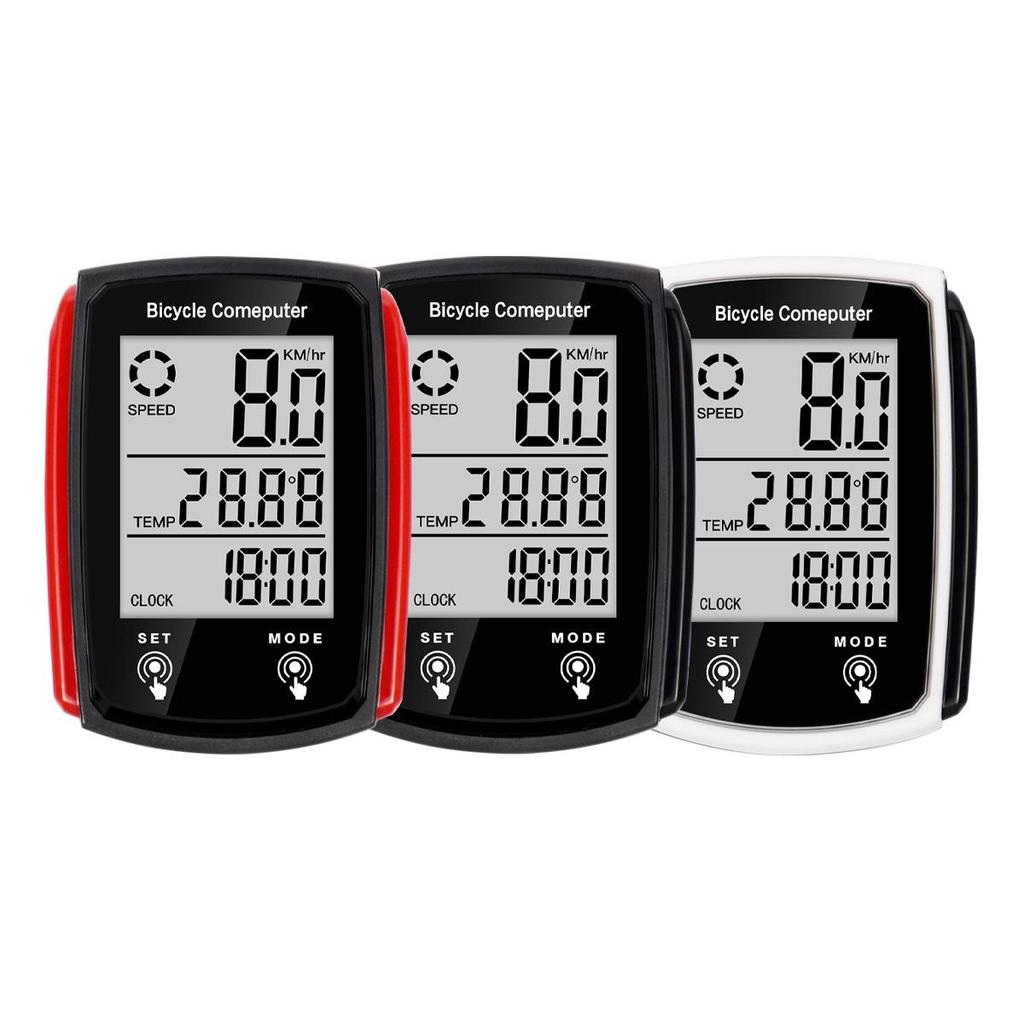 CNC Luminous Wired Bicycle Speedometer with Touch Screen & Backlight for Road & Mountain Bikes