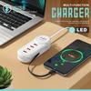 Multi-Port Android Charger with Dual USB & Type-C Power Strip