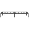 Metal Bed Frame Black 75 X 190 Cm