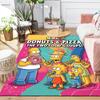 1Pc Simpsons Food Humor Rug Office Carpet Indoor Outdoor Doormat Nonslip Soft Living Room Christmas Halloween Gift D922922