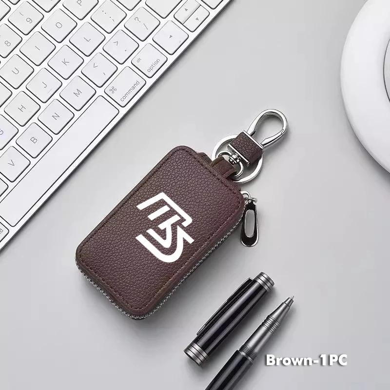 Anti-lost Zippered Key Holder for Mazda 2 5 323 626 BL BM GJ Speed 6 CX5 CX30 CX7 CX3 Axela Atenza Interior Accessories