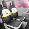 Panda Cartoon Leather Seat Covers for MINI - Full Wrap, All-Season, Cute Design