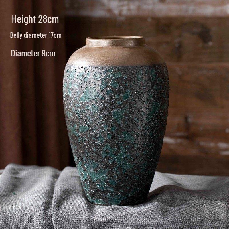 

Handmade Gold Honeycomb Ceramic Flower Vase