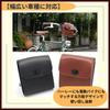 Ideamall Borsa Organizer Piccoli Oggetti da Strumenti Laterali per Moto, Borsa, Ciclomotore, Moto, ecc. caso, (Nero)