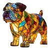 LED-Nachtlampe, sanftes Leuchten, blendfrei, lustige, entzückende Bulldoggen-Dackellampe, tierische Hundeform, Schreibtischlampe