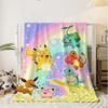 Fluffy Soft Blankets for Bed Kawaii Pokepokes Shaggy Throw Blanket School Bedroom Decoration Home Bedspread the Sofa Warm Winter
