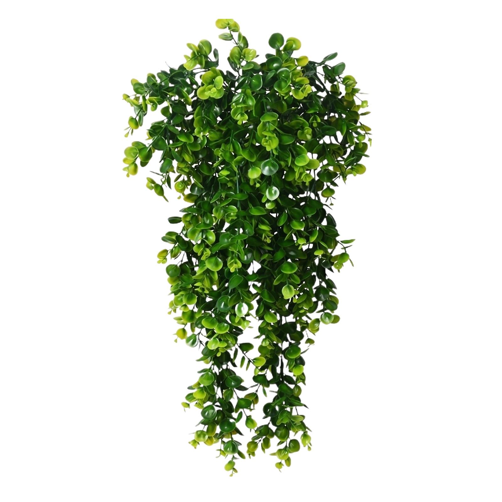 

Artificial Eucalyptus Hanging Vine Faux Decorative Plant Garland for Indoor Outdoor Wall Home Office Garden Decoration One Size