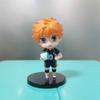 6 Pcs Set Haikyuu Anime Q Version Figure Kei Tsukishima Ushijima Wakatoshi Kozume Kenma  PVC Figure Collectible Model Toys