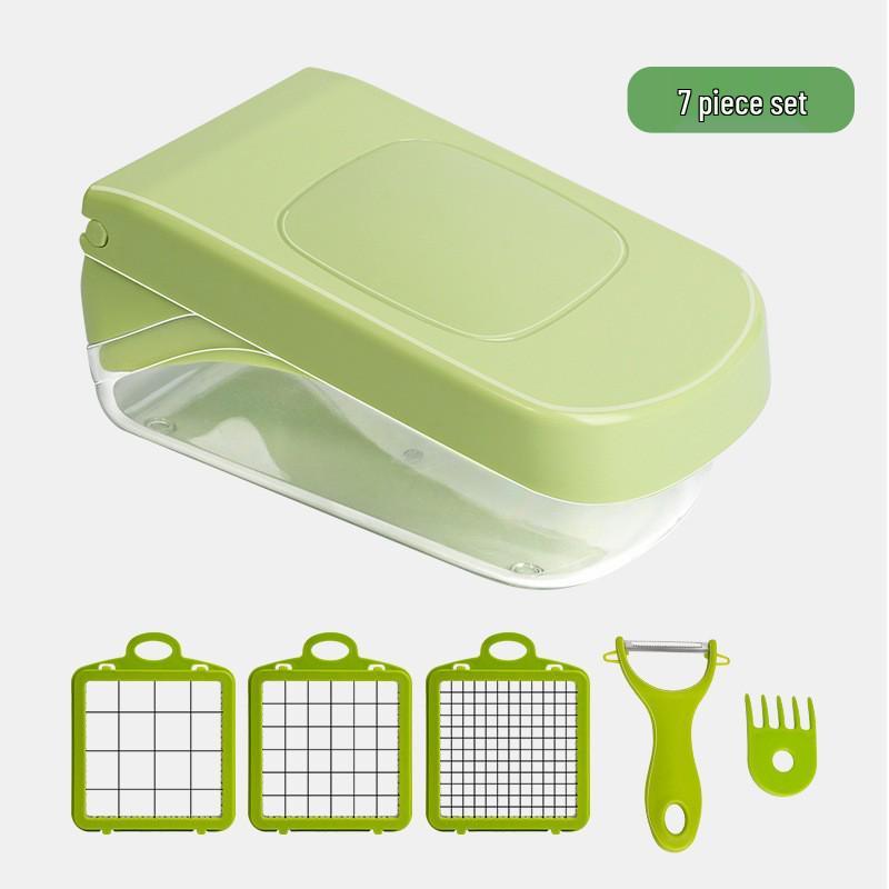 Multifunctional Press-Type Vegetable Cutter and Shredder for Radish and Potato