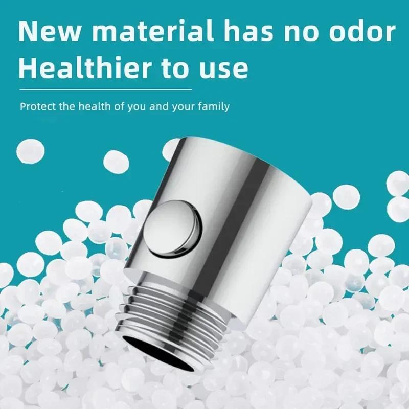 Useful ABS Sprayer Shut-Off Switch Shower Head Arm Diverter Flow Regulator Shut-Off Valve Water Stop Valve Shower Accessories
