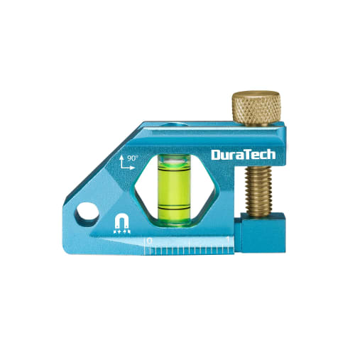 

DURATECH Mini Level, Pipe Level, Mini Level, Compact, 90-Degree Measurement, Air Bubble Detector, Compact, Aluminum Alloy, Screw Clamp, Magnet, V-Groo