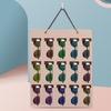 15 Slots Sunglasses Organizer Wall Pocket Eyeglasses Glasses Storage Box Holder
