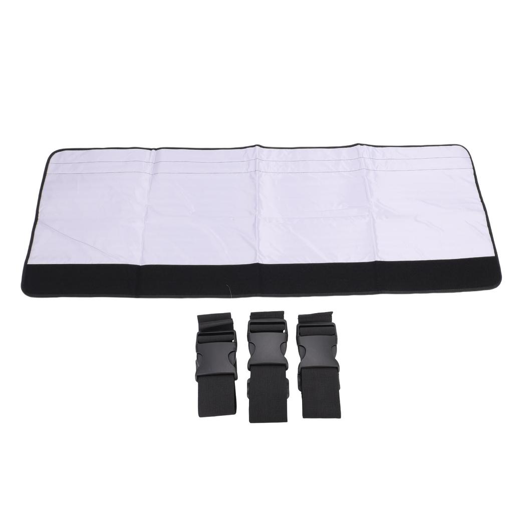 Portable AC Hose Insulation Sleeve Air Conditioner Duct Vent Cover Wrap with 3 Adjustable Buckle Bands